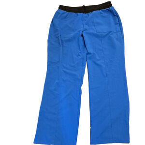 Women's Blue Straight Leg Scrub Pants